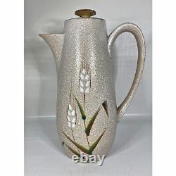 UCAGCO Wild Rice Coffee Set Vintage Mid Century Modern Stoneware Made Japan