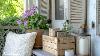 Ultimate Cottage Spring Patio Tour Vintage Rustic Farmhouse Fusion
