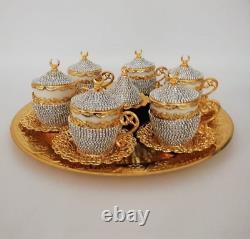 Unique Coffee Set Handmade Espresso Cups Vintage Great Mom Gift Coffee Mug