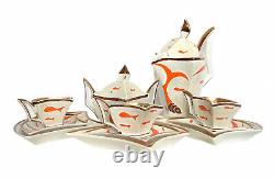 VINTAGE COFFEE SET STEATYT KATOWICE POLAND 1960s ZYGMUNT BUKSOWICZ SERVICE SET