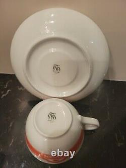 VINTAGE PALOMBINI Espresso/Coffee CUP & SAUCER ITALY Set for 6 -Rare