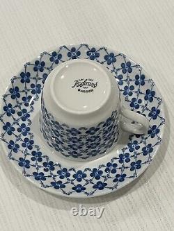VINTAGE RORSTRAND Karin BV model coffee cup / tea cup with saucer