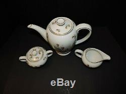 VINTAGE ROSENTHAL AIDA WINIFRED TEA SET PETAL LANE COFFEE POT With LID, CREAMER, A