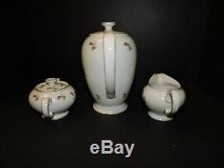 VINTAGE ROSENTHAL AIDA WINIFRED TEA SET PETAL LANE COFFEE POT With LID, CREAMER, A