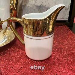 VINTAGE ROYAL CROWN IMPERIAL 15 Pc Tea Coffee Set 22k gold 11/924