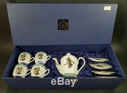 VTG Griya Pusaka Rasa Fine Bone Porcelain Hand Made Indonesian Tea & Coffee Set