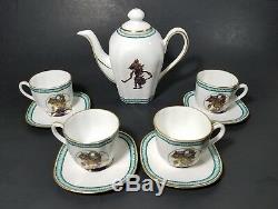 VTG Griya Pusaka Rasa Fine Bone Porcelain Hand Made Indonesian Tea & Coffee Set
