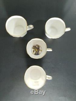 VTG Griya Pusaka Rasa Fine Bone Porcelain Hand Made Indonesian Tea & Coffee Set