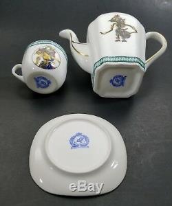 VTG Griya Pusaka Rasa Fine Bone Porcelain Hand Made Indonesian Tea & Coffee Set