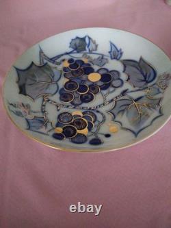 Very Rare Vintage Cobalt Blue Porcelain Russian Coffee Set