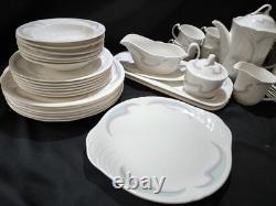 Very Rare Vintage Royal Albert Horizon AURORA 1986 Dinner And Coffee SET FOR 6