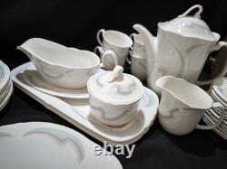 Very Rare Vintage Royal Albert Horizon AURORA 1986 Dinner And Coffee SET FOR 6