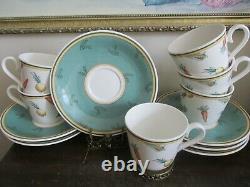 Villeroy & Boch Germany A La Ferme Set Of 6 Cup And Saucer