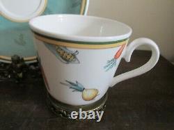 Villeroy & Boch Germany A La Ferme Set Of 6 Cup And Saucer