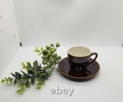 Villeroy and Boch vintage coffee or tea set cups, milk pitcher, sugar vase