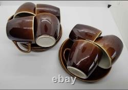 Villeroy and Boch vintage coffee or tea set cups, milk pitcher, sugar vase