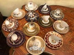 Vintage 12 cups 12 Saucer 12 Cake Plate Winterling Bavaria Porcelain Coffee Set