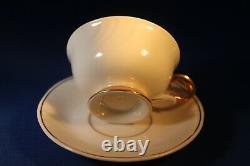 Vintage 12 cups 12 Saucer Beige Arabia Finland Porcelain Coffee Set