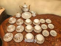 Vintage 12 cups 12 saucers German Bavaria Pot Sugar Cup Milk Jug Bowl Coffee Set