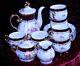 Vintage 15 Piece China Coffee Set Japanese'fresh' Design Mother Of Pearl Effect
