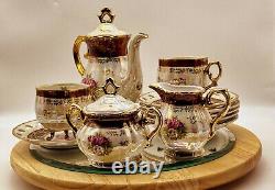 Vintage 15 Piece Tea/Coffee Set FRESH CHINA Mother of Pearl Effect