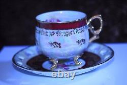 Vintage 15 Piece Tea/Coffee Set FRESH CHINA Mother of Pearl Effect