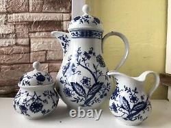 Vintage 17pcs Seltmann Weiden Bavaria W Germany Blue Onion Coffee Set for Six