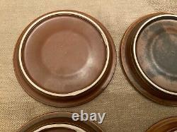 Vintage 18p Arabia Finland RUSKA Demitasse Coffee Tea Saucer Set desert plates