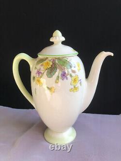 Vintage 1940 Royal Doulton Coffee Set April V2000 Complete Bone China