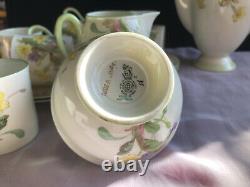Vintage 1940 Royal Doulton Coffee Set April V2000 Complete Bone China
