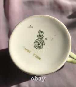 Vintage 1940 Royal Doulton Coffee Set April V2000 Complete Bone China