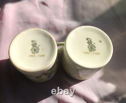 Vintage 1940 Royal Doulton Coffee Set April V2000 Complete Bone China