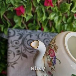 Vintage 1949 Charnwood butterfly floral pattern Demitasse 1½pint Coffee Pot