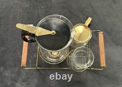 Vintage 1950's Pyrex Atomic Starburst Coffee Serving Set