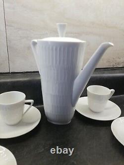 Vintage 1950s German Mid Century Modern Hutschenreuther 10 Piece Coffee Set