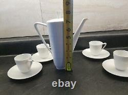 Vintage 1950s German Mid Century Modern Hutschenreuther 10 Piece Coffee Set