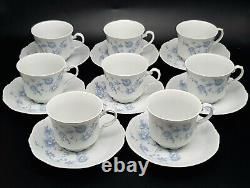 Vintage 1960s Mitterteich Bavaria Tea / Coffee Set Cups Saucers Teapot Porcelain