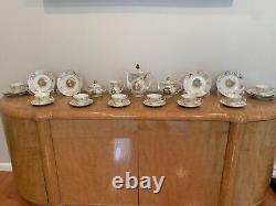 Vintage 1968-1987 Kahla GDR Porcelain Madonna Design Tea/Coffee Set for Eight
