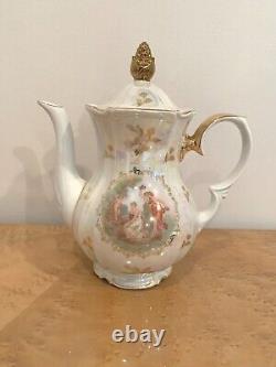 Vintage 1968-1987 Kahla GDR Porcelain Madonna Design Tea/Coffee Set for Eight