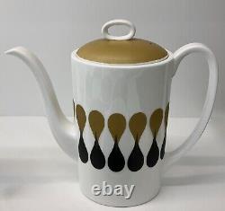 Vintage (1968) Bone China Wedgwood Susie Cooper Diablo Coffee Set