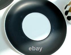 Vintage 1968 Wedgwood'Diablo' bone china coffee set. Susie Cooper design