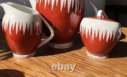 Vintage 1970 s GDR Porzellan Coffee Cups Set Made in GDR