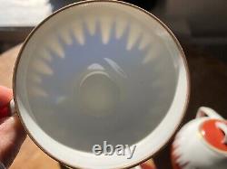 Vintage 1970 s GDR Porzellan Coffee Cups Set Made in GDR