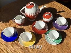 Vintage 1970 s GDR Porzellan Coffee Cups Set Made in GDR