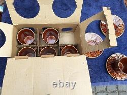 Vintage 1970, s TAMS HARVEST COGNAC boxed Tea Coffee Set 50years Old Super rare