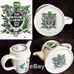 Vintage 1972 Botanic Garden Portmeirion Ironstone Coffee Set (Perfect Condition)