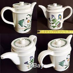 Vintage 1972 Botanic Garden Portmeirion Ironstone Coffee Set (Perfect Condition)