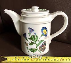 Vintage 1972 Botanic Garden Portmeirion Ironstone Coffee Set (Perfect Condition)