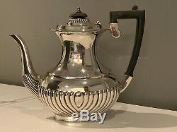 Vintage 3-pc. Edwardian Sheffield Silver Plate Tea / Coffee Set