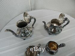 Vintage! 4Pc. Set of Reed & Barton Tea & Coffee Set No. #5600 Regent